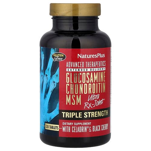 NaturesPlus, Advanced Therapeutics, Glucosamine Chondroitine MSM Ultra Rx-Joint®, 120 tabletten