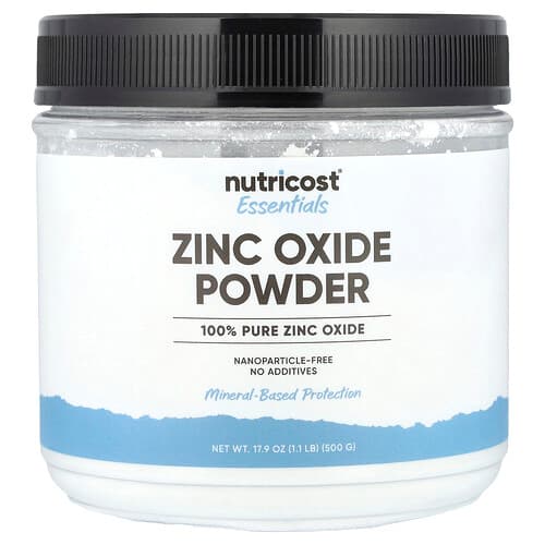 Nutricost, Essentieel, zinkoxidepoeder, 500 g