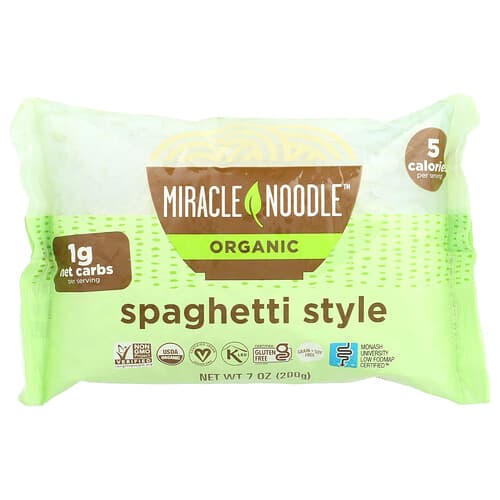 Miracle Noodle, Biologische spaghettinoedels, 200 g