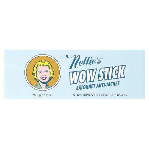 Nellie's, Wow Stick, Vlekverwijderaar, 2,7 oz (76,5 g)