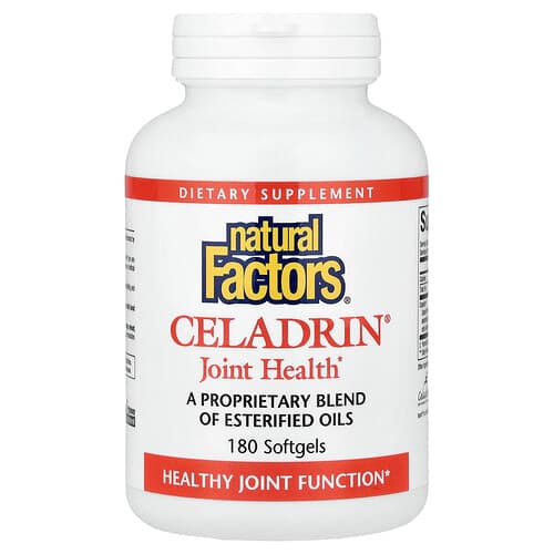 Natural Factors, Celadrin®, Gewrichtsgezondheid, 180 softgels