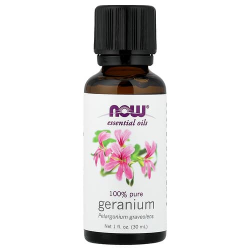 NOW Foods, Essentiële oliën, Geranium, 30 ml
