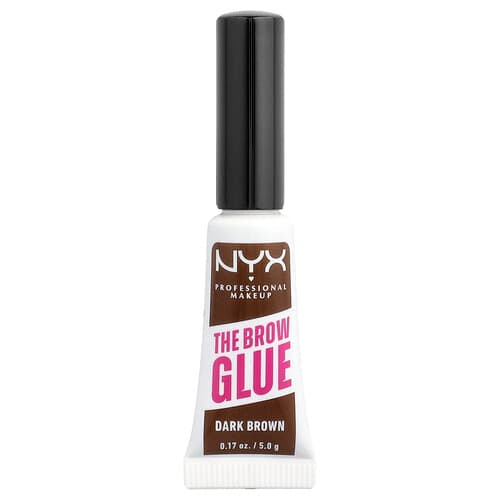 NYX Professional Makeup, The Brow Glue, Instant Brow Styler, 04 Donkerbruin, 0,17 oz (5 g)