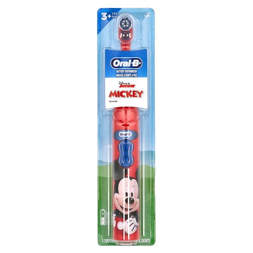 Oral-B, Batterijtandenborstel, zacht, 3+ jaar, Disney Junior Mickey, 1 tandenborstel