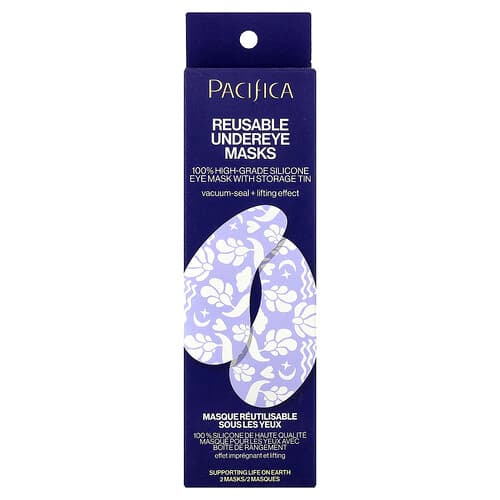 Pacifica, Herbruikbaar masker voor onder de ogen, 2 maskers