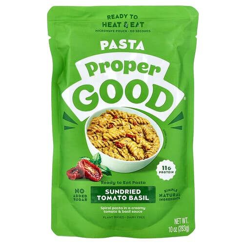 Proper Good, Klaar om op te warmen en te eten, zongedroogde tomaten en basilicum, 283 g