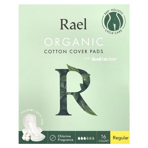 Rael, Biologisch Katoenen Afdekkussens, Normaal, 16 Stuks