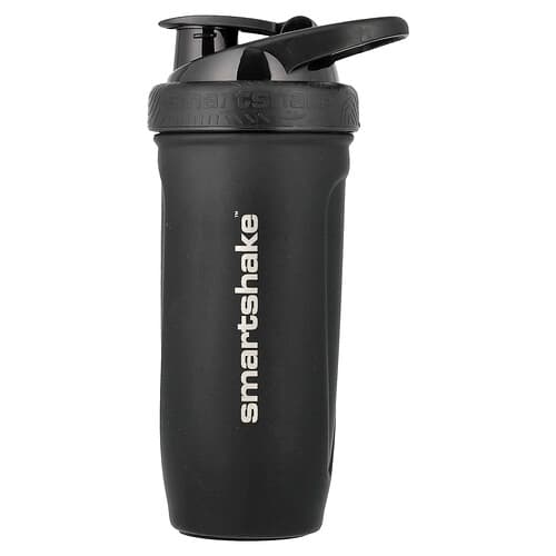 Smartshake, Reforce roestvrij staal, zwart, 30 oz (900 ml)