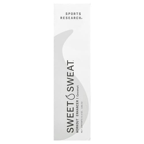 Sports Research, Sweet Sweat®, Workout Enhancer, Kokosnoot, 181 g
