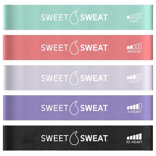 Sports Research, Sweet Sweat®, Mini Loop Bandjes, 5 Loop Bandjes