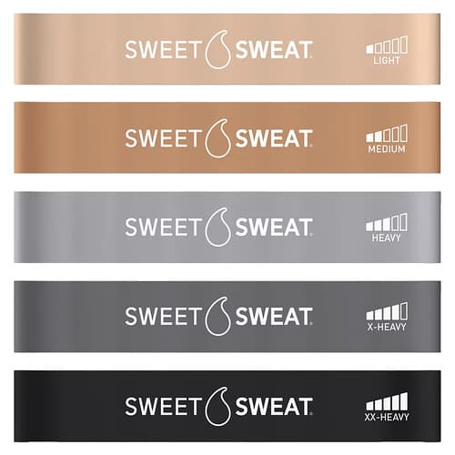 Sports Research, Sweet Sweat®, Mini Loop Bandjes, 5 Loop Bandjes