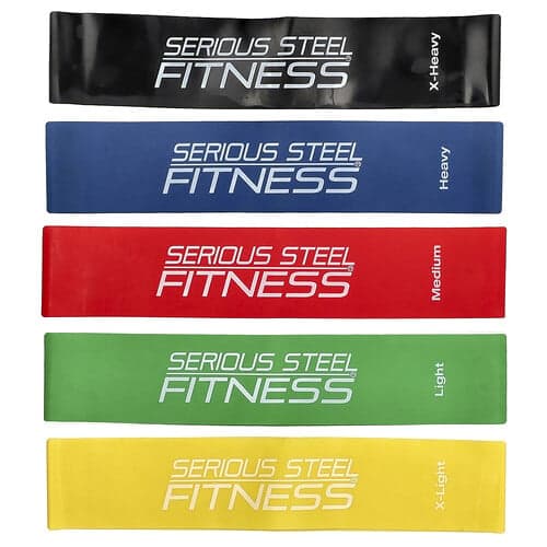Serious Steel Fitness, 10 inch mini-luspakket, 5 stuks