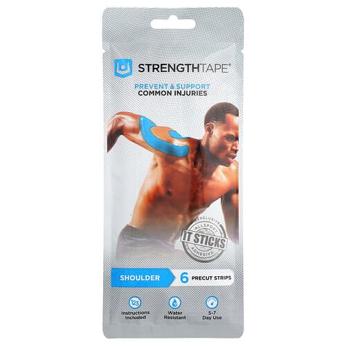 Strengthtape, Schoudertape, 6 voorgesneden stroken