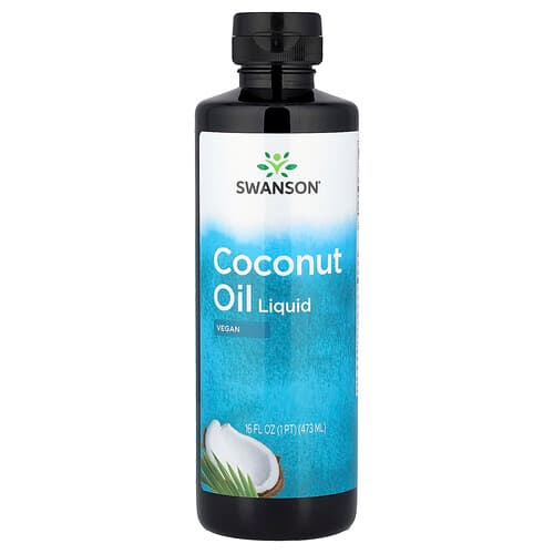 Swanson Vitamins, Kokosolie Vloeistof, 16 fl oz (473 ml)