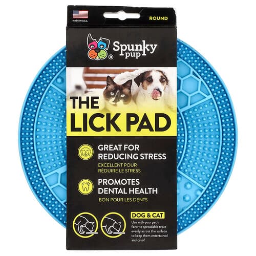 Spunky Pup, De Likmat, Hond & Kat, Rond, 1 Pad