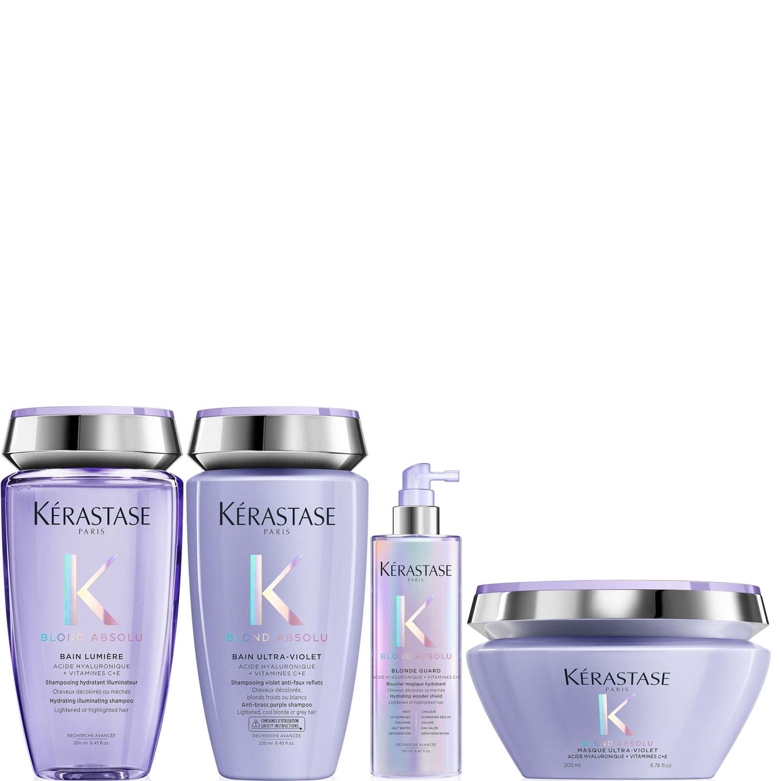 Kérastase Blond Absolu Bain Lumiere, Bain UV, Masque UV & Blonde Guard