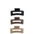 brushworks Classic Claw Clips (3 Pack) view 2