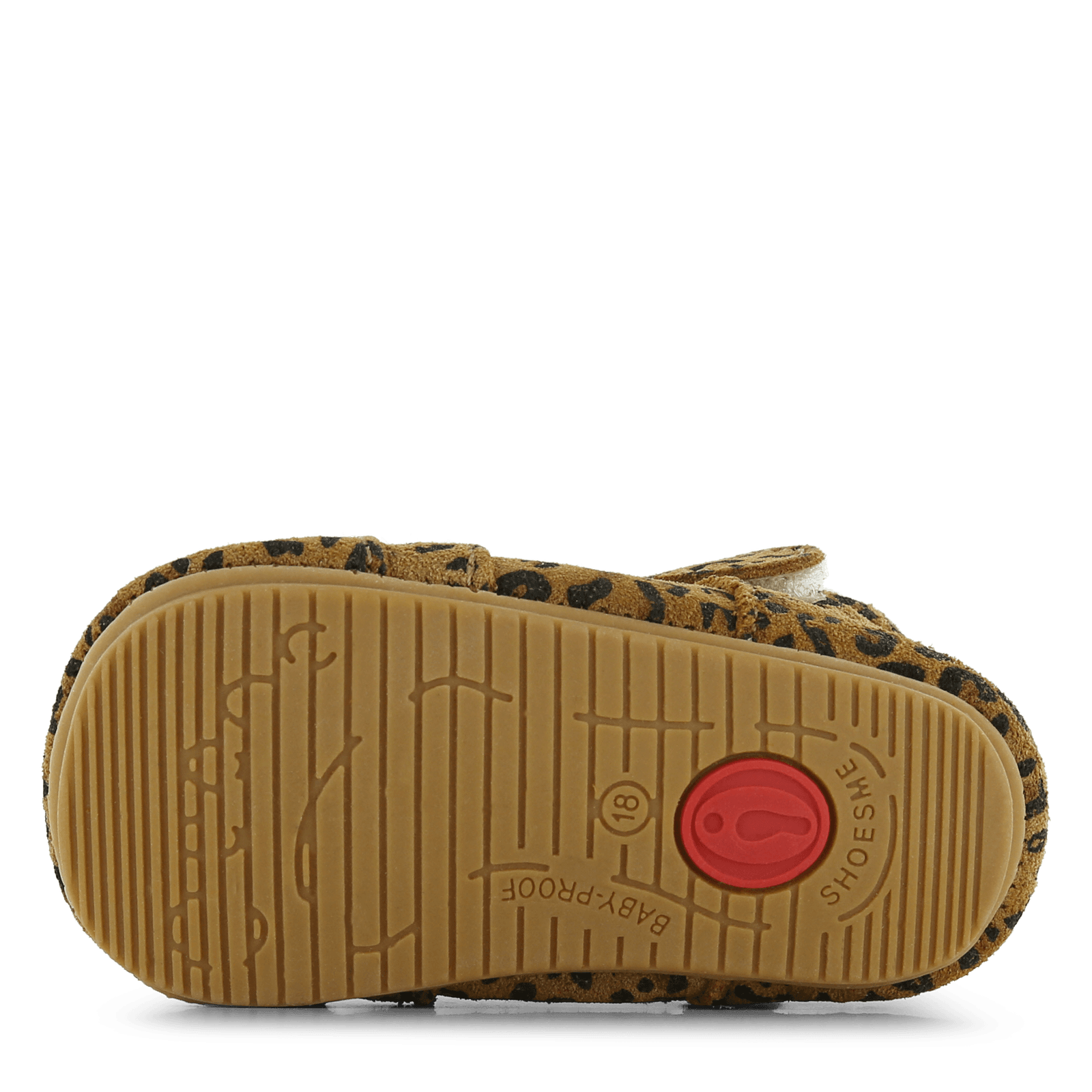 Shoesme luipaard BABY-PROOF® schoentje met oortjes Meisjes | Suède | Maat 20
