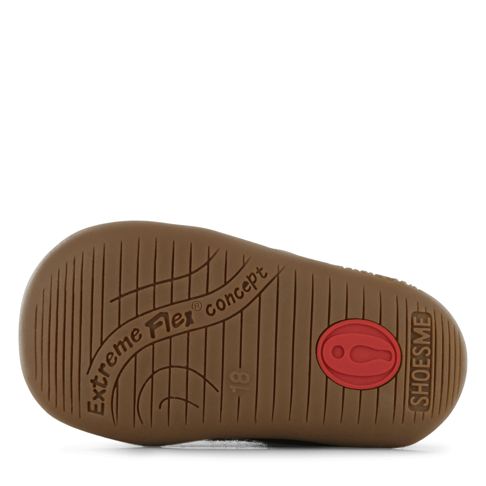 Shoesme donkerbruin vilten slofje Uni | Maat 23