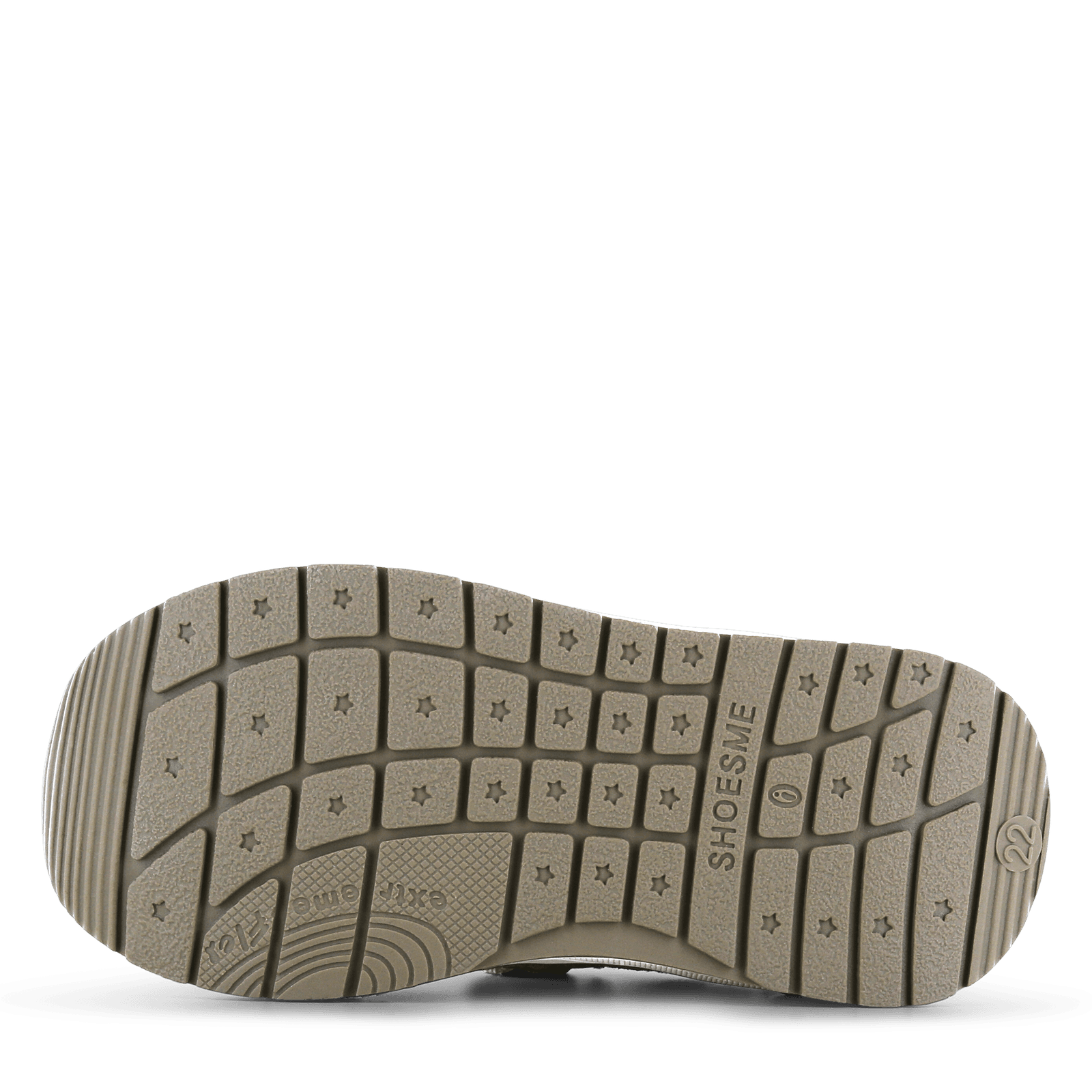 Shoesme taupe sneaker Jongens | Mesh/Microfiber nubuck/Suède | Maat 28
