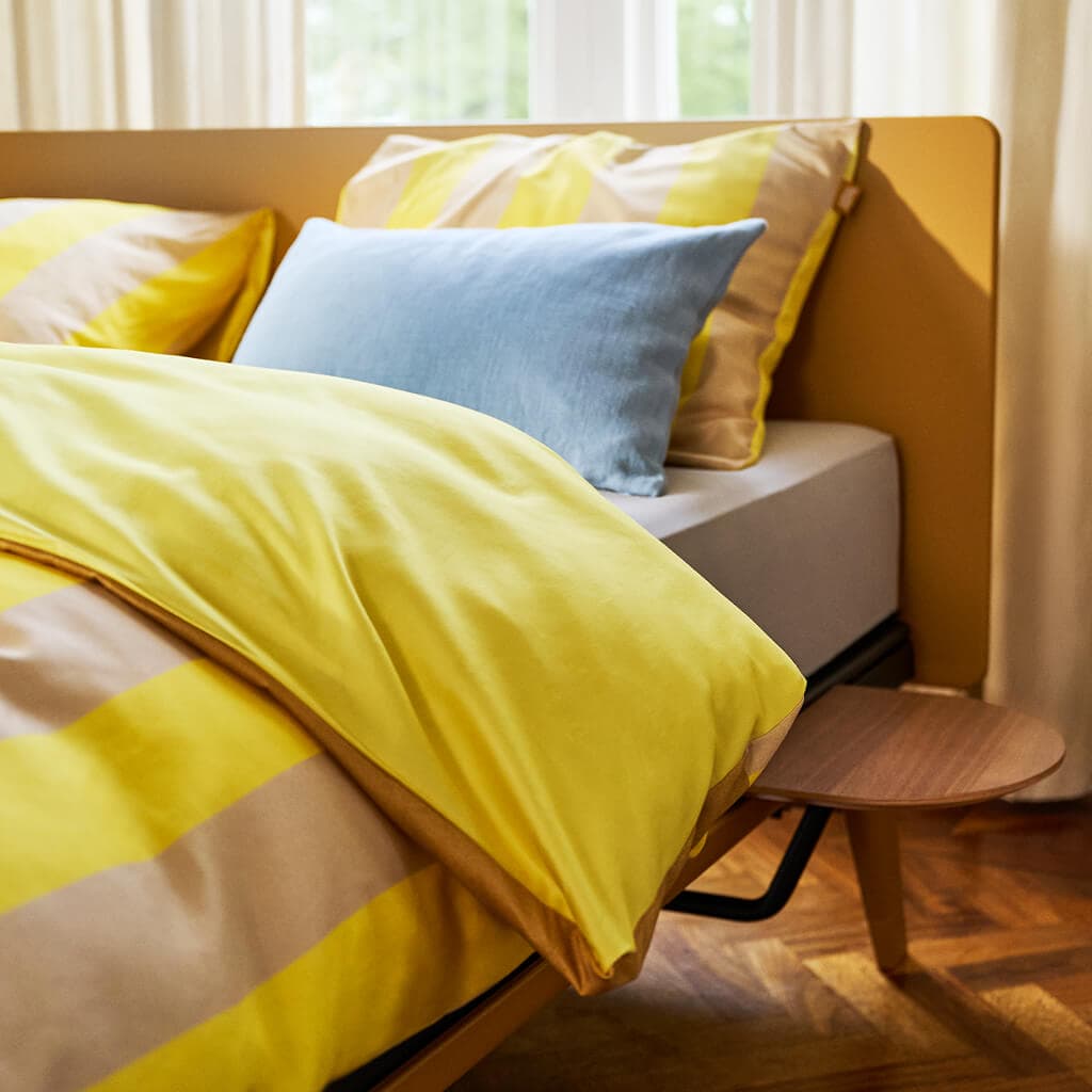 Auping Sunny Yellow Dekbedovertrek - 240 x 220 cm - 100% biologisch katoen