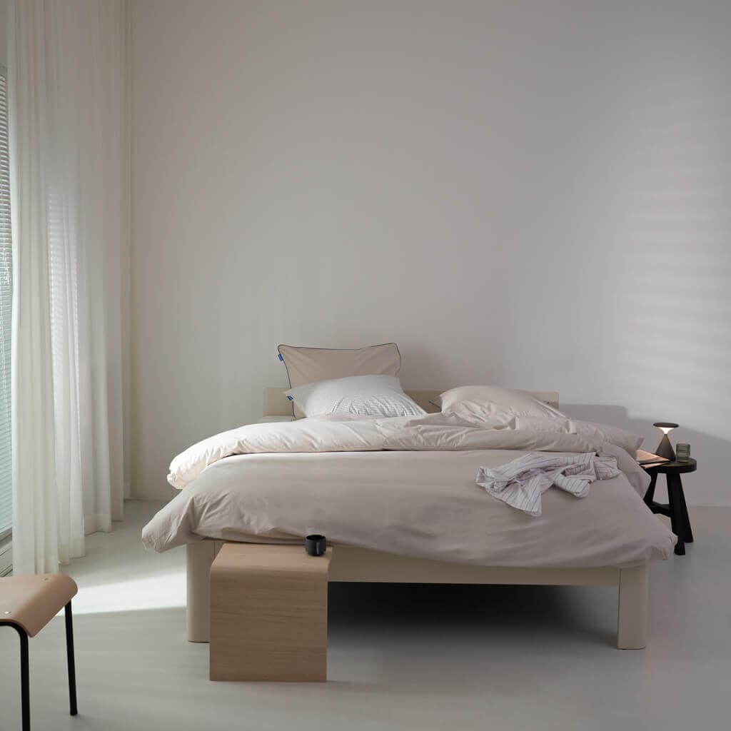 Auping Sand Beige Percale Dekbedovertrek - 200 x 220 cm