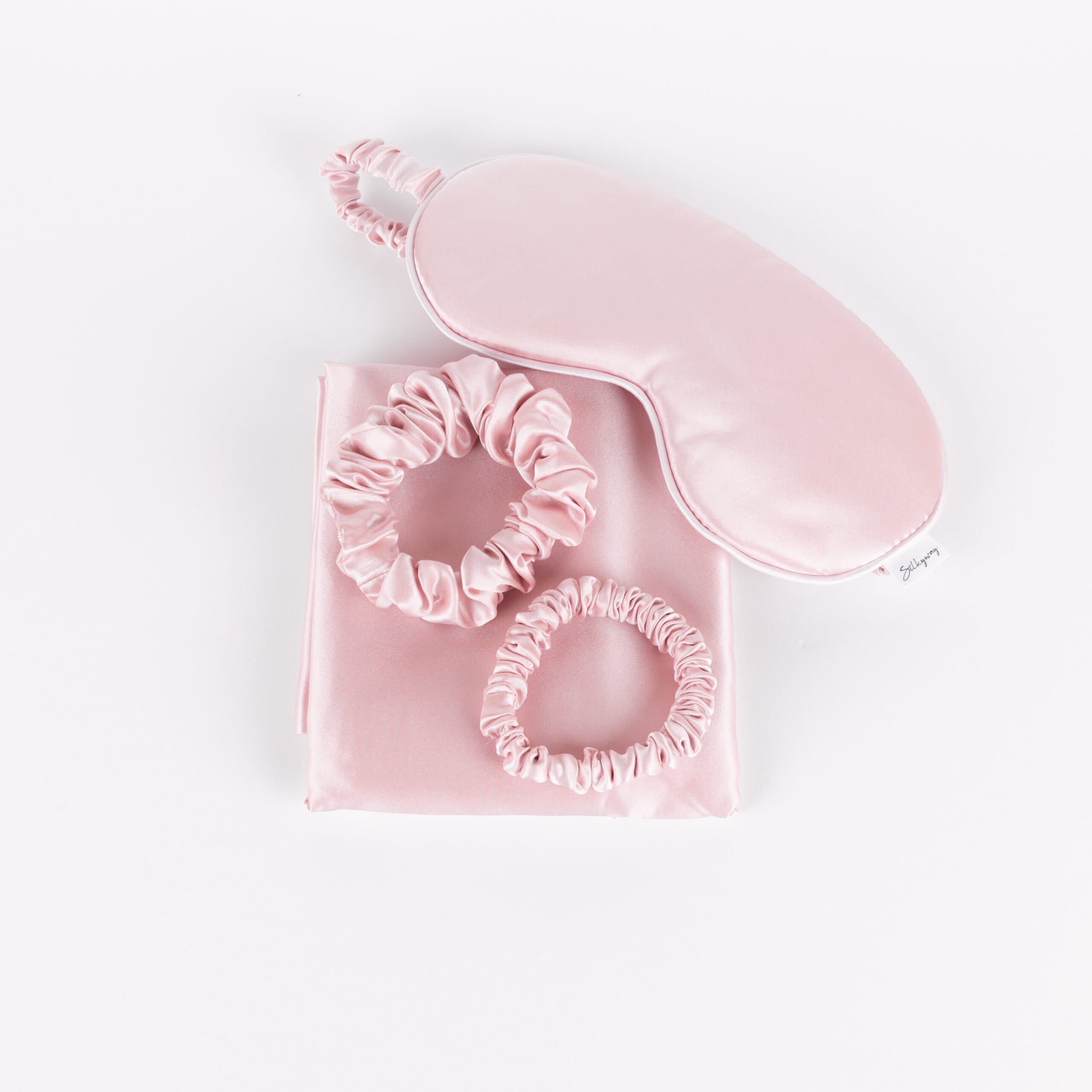 Zijden Slaapset · Silkyway Set Met Envelopsluiting Kussensloop (50x60cm) Pink