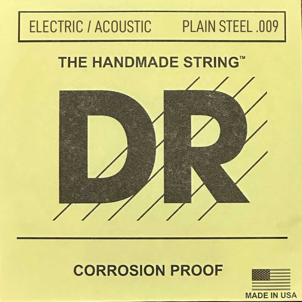 DR Strings PL-009 Plain Steel Elektrisch / Akoestische Losse Snaar .009
