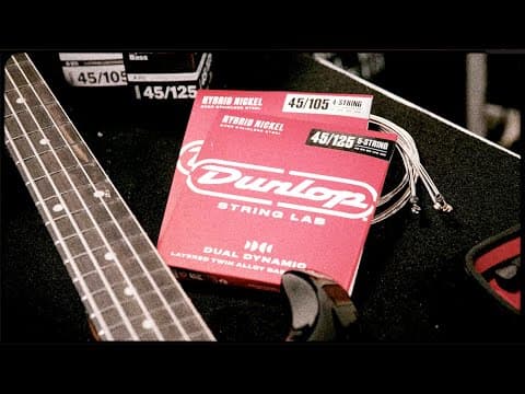 Dunlop BEHYN50125 Behemoth Signature Hybrid Nickel Bassnaren 5-Snarig (50-125)