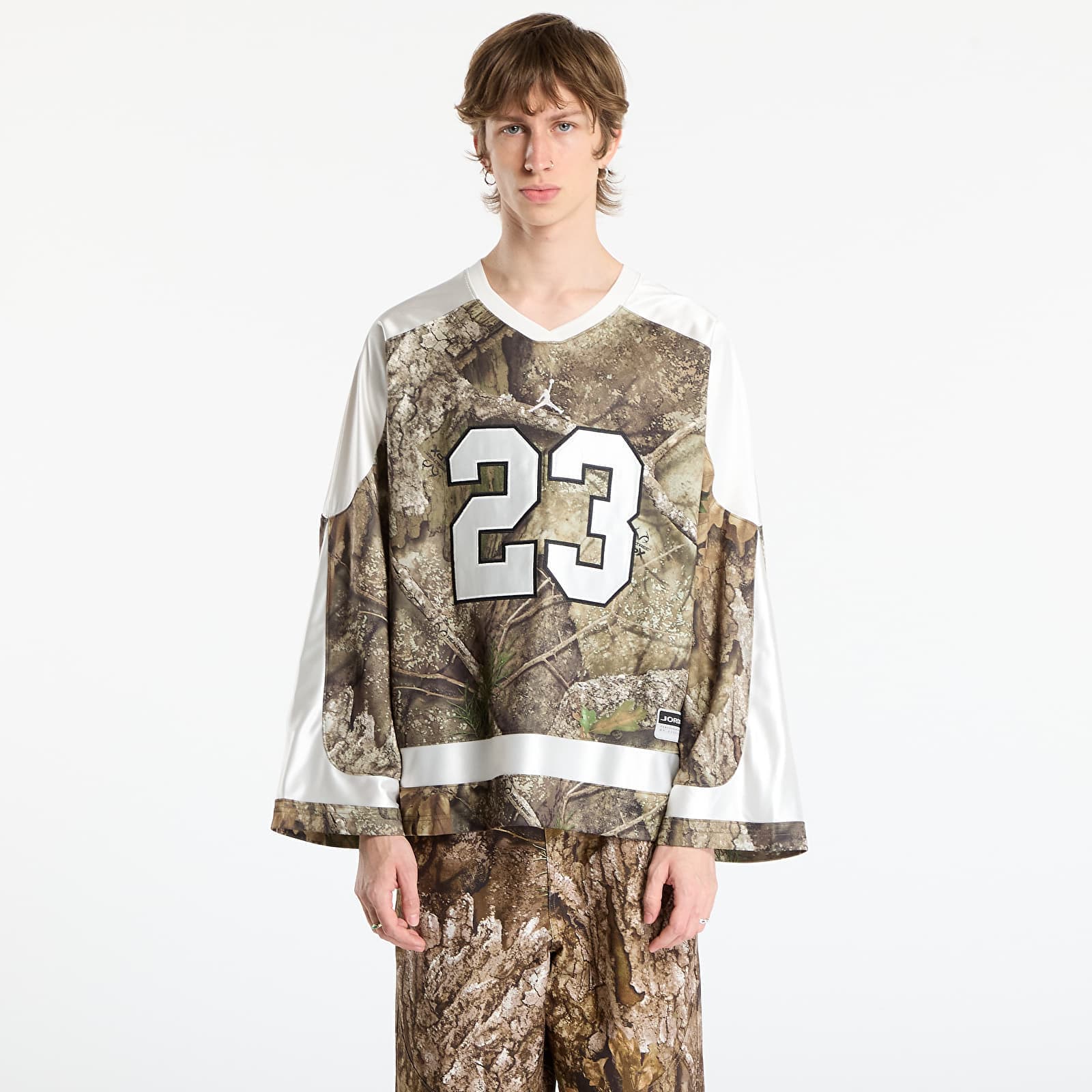 Jersey Jordan Brooklyn Men's Realtree Hockey Jersey Medium Olive/ Sail/ Sail M