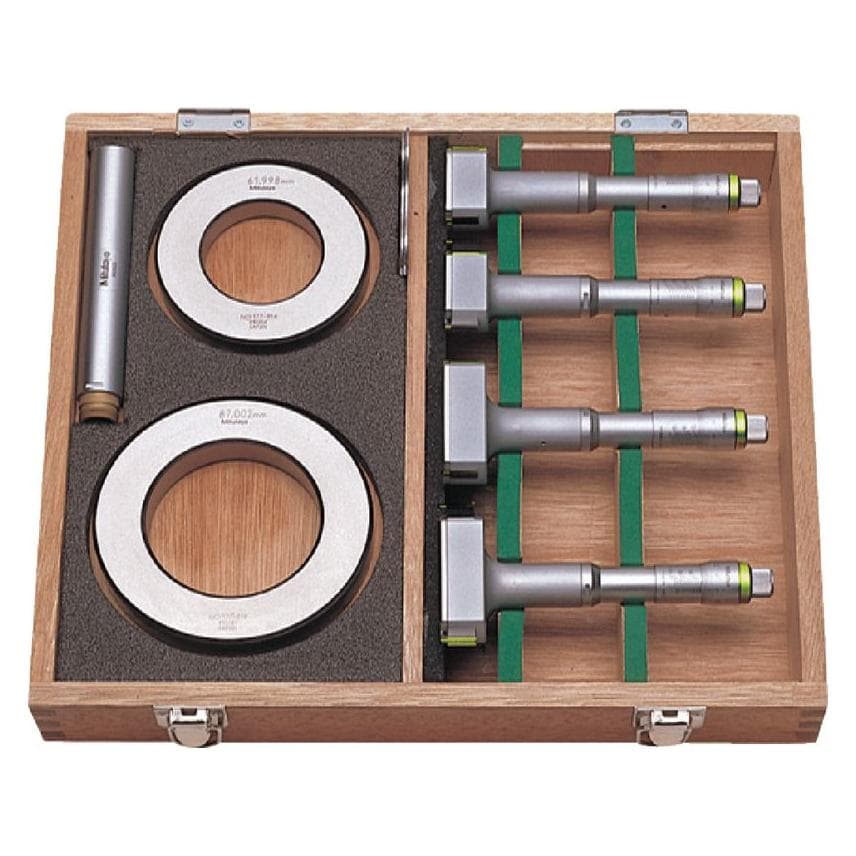 Mitutoyo, Meetklok + micrometer, Interne micrometerset