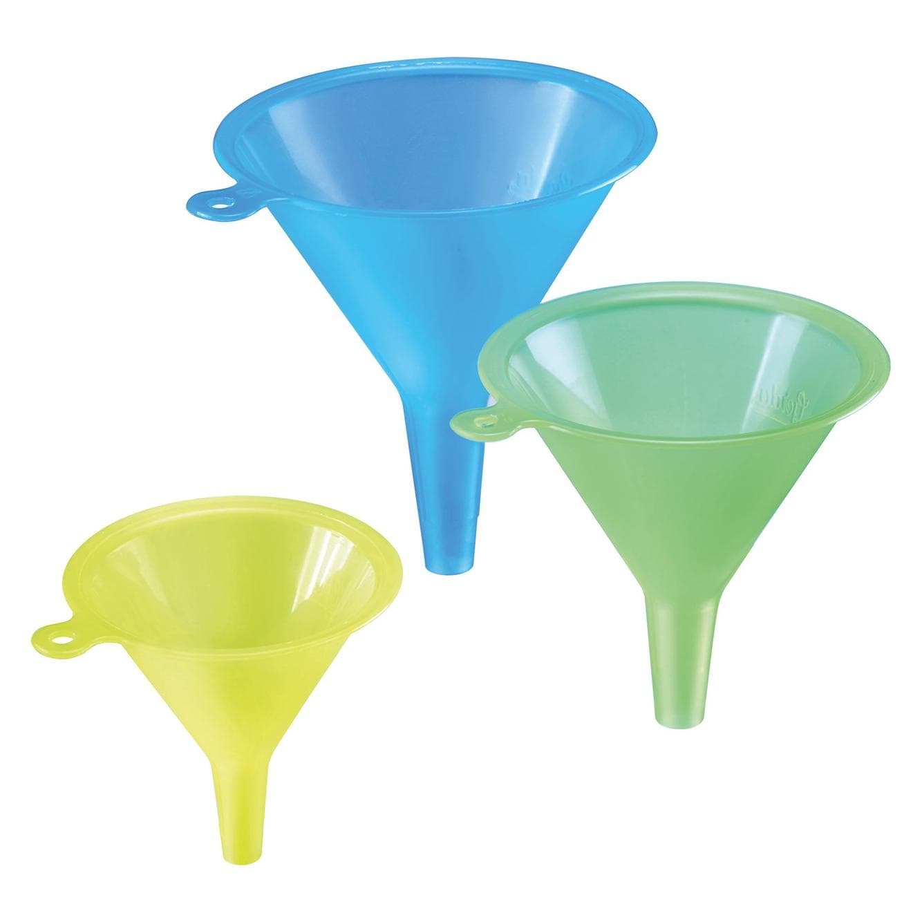Westmark Trechter set, Vultrechter, Blauw, Groen, Geel