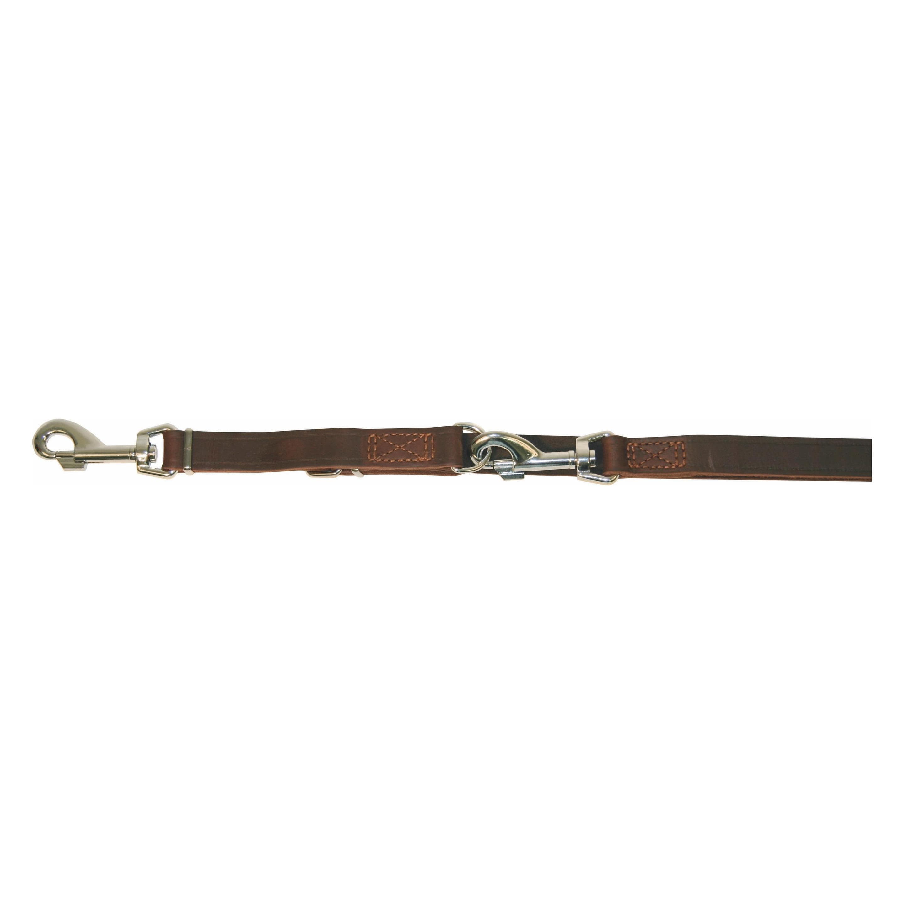Kerbl VEGAS lood bruin, 22 mm 240 cm, genaaid, kan worden losgemaakt (Hond), Kraag + Leiband