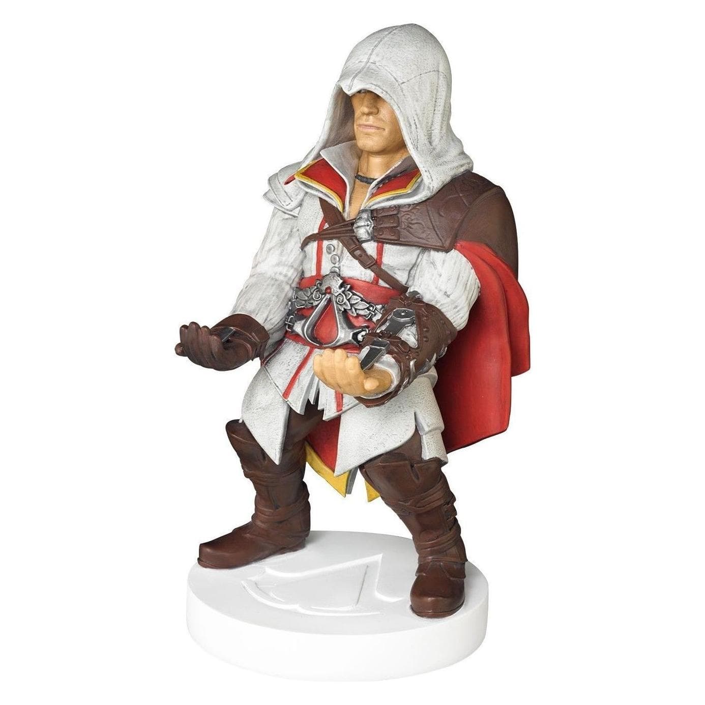 Exquisite Gaming Assassin's Creed: Ezio Cable Guy (Android, iOS, PS4, Xbox One S, Xbox One X), Gaming Controller Zubehör, Weiss, Schwarz