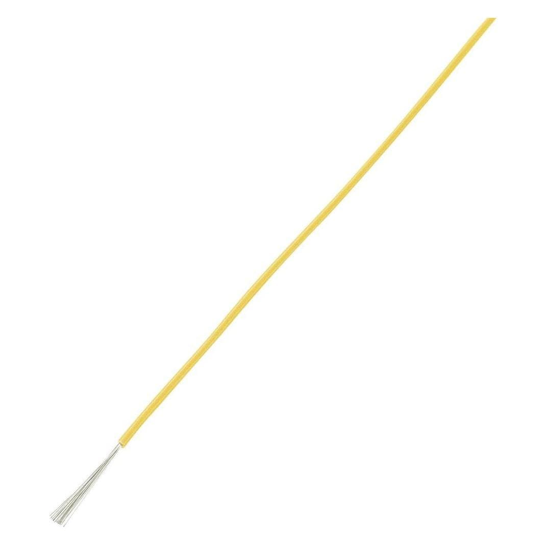 Tru Components, Kabelgeleiders, Kabeldraad LiY 1 x 0,14 mm² Geel 15 (25 m)