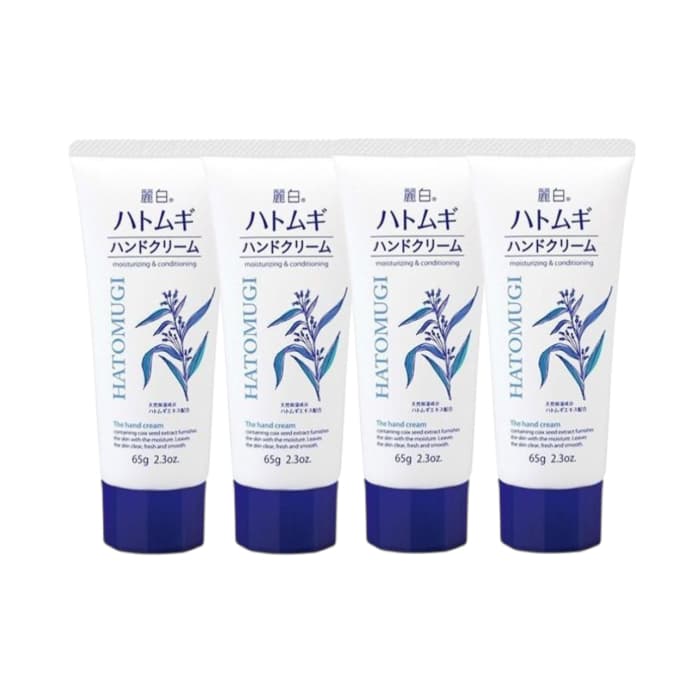KUMANO COSME - Reihaku Hatomugi Moisturizing & Conditioning The Hand Cream - 65G (4ea) Set