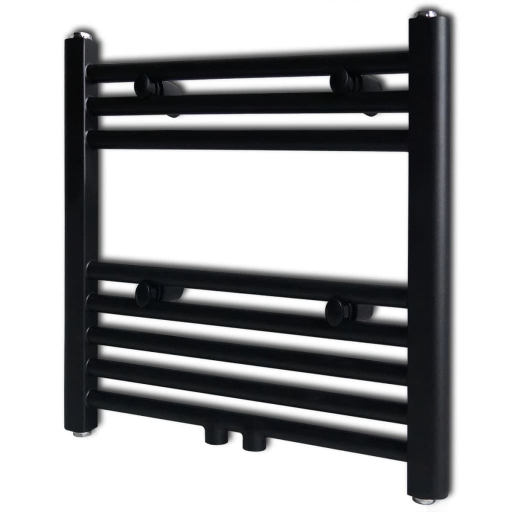 VidaXL Radiator / handdoekenrek recht 480x480 mm zwart
