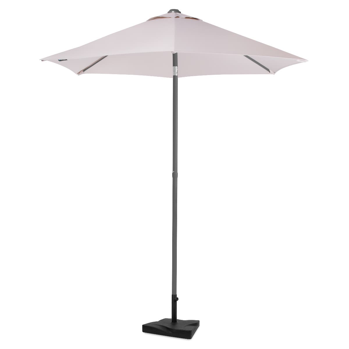 Parasol Torbole – Ø200cm – Premium Parasol -  Beige | Incl. Parasolvoet 20 kg.
