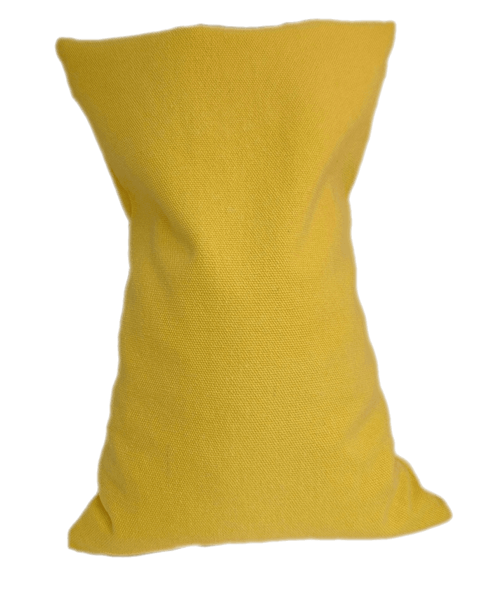 Ecologisch Kersenpitkussen-hoes - losse wasbare kussensloop voor kersenpitkussen 20x30 (Kleur: Geel)