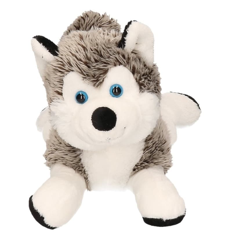 Zachte husky knuffel 24 cm