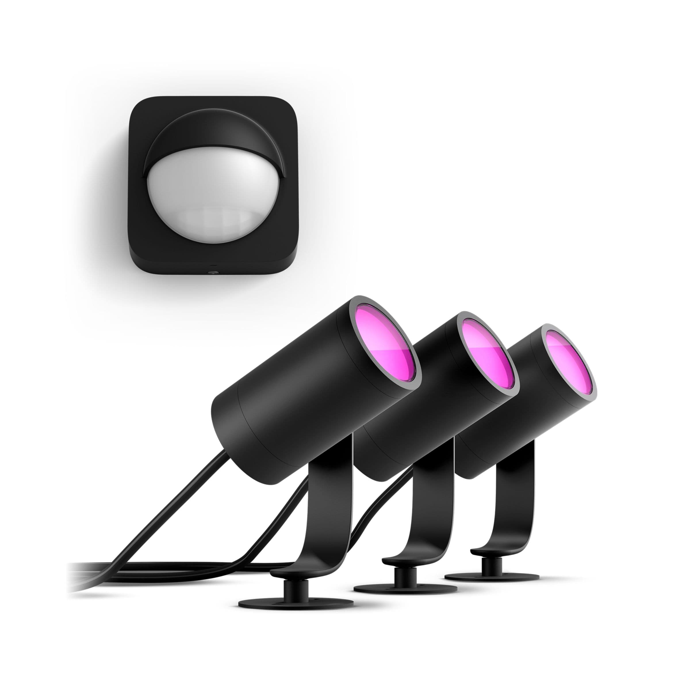 Philips Bundel: 3x Lily Spots + Buitensensor