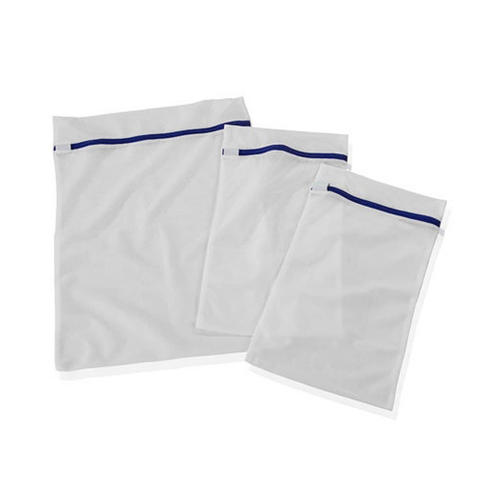 Leifheit 81726 waszakken 3 stuks wit/blauw