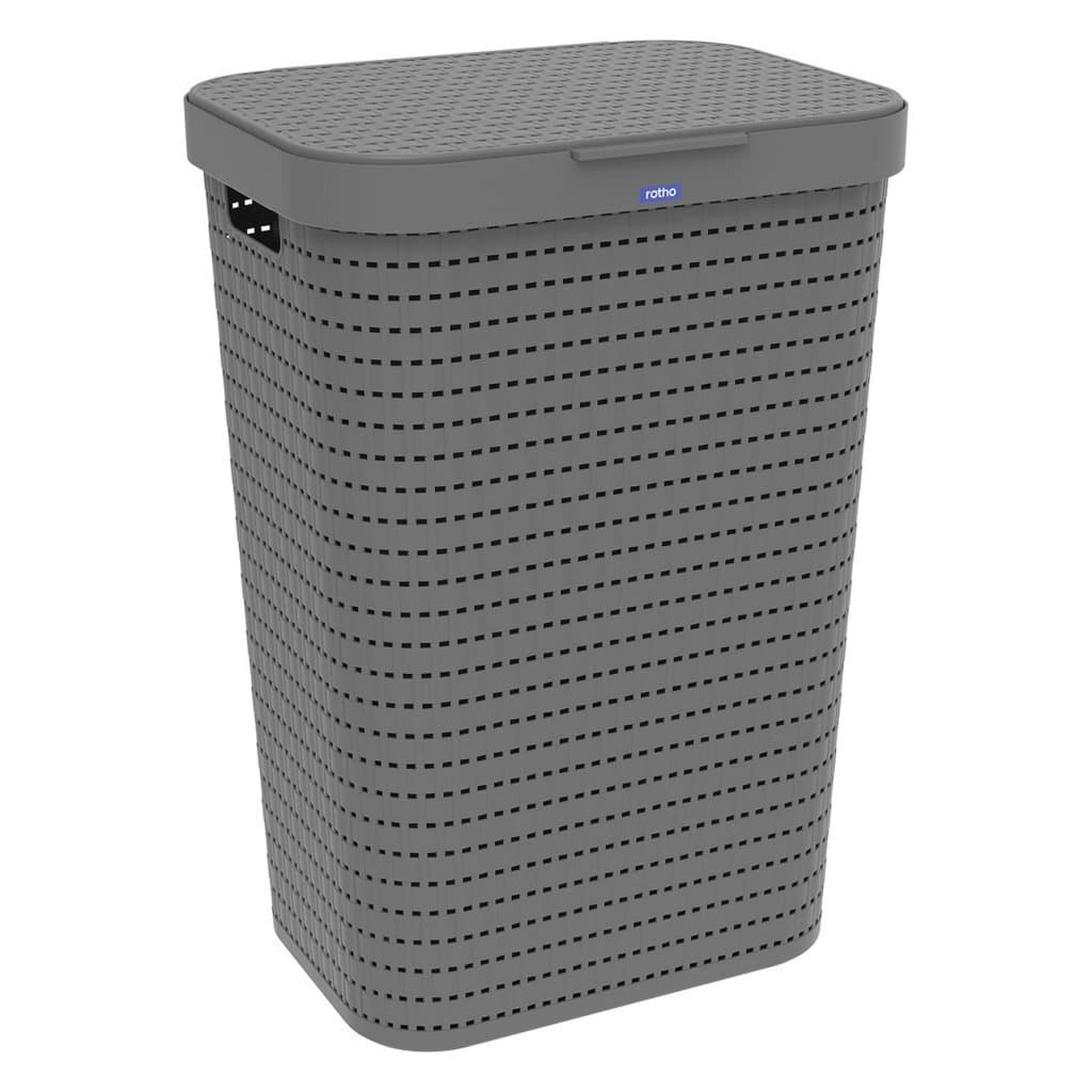 Rotho country wasmand 55l antraciet