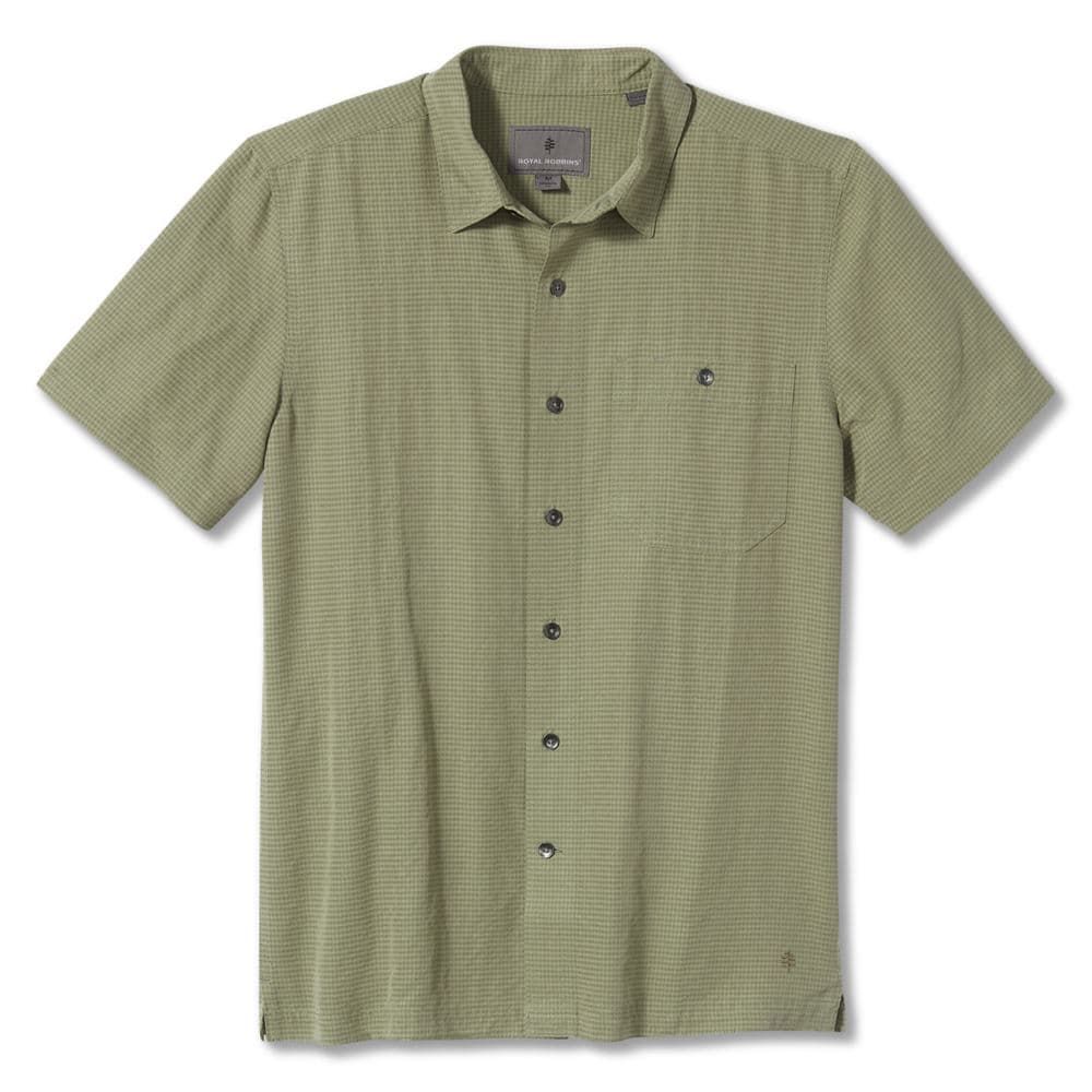 Mojave Pucker Dry S/S Heren T-shirt Lt Olive S