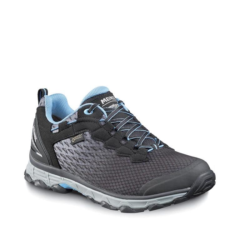 Activo Sport Lady GTX Lage Wandelschoen Dames Schwarz/Azur 7,5/41,5