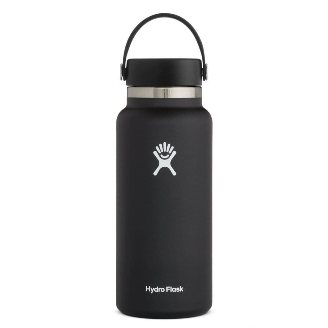 32 Oz Wide Flex Cap Isolatiefles Black