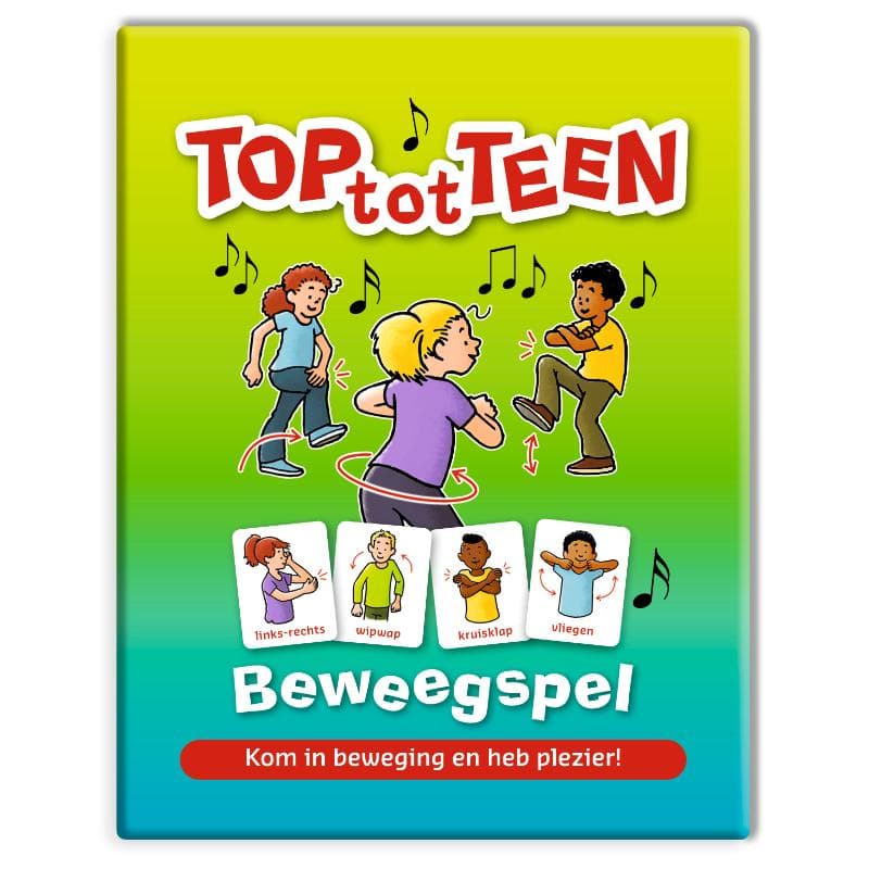 Top tot teen beweegspel (Kaartspellen)