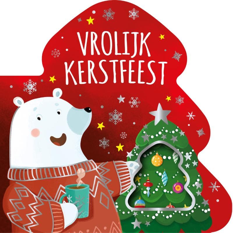 Vrolijk kerstfeest - Vormboek (Kartonboek)