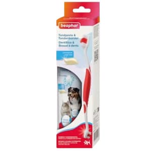 Beaphar Combipack tandpasta & tandenborstel voor hond en kat Combipack