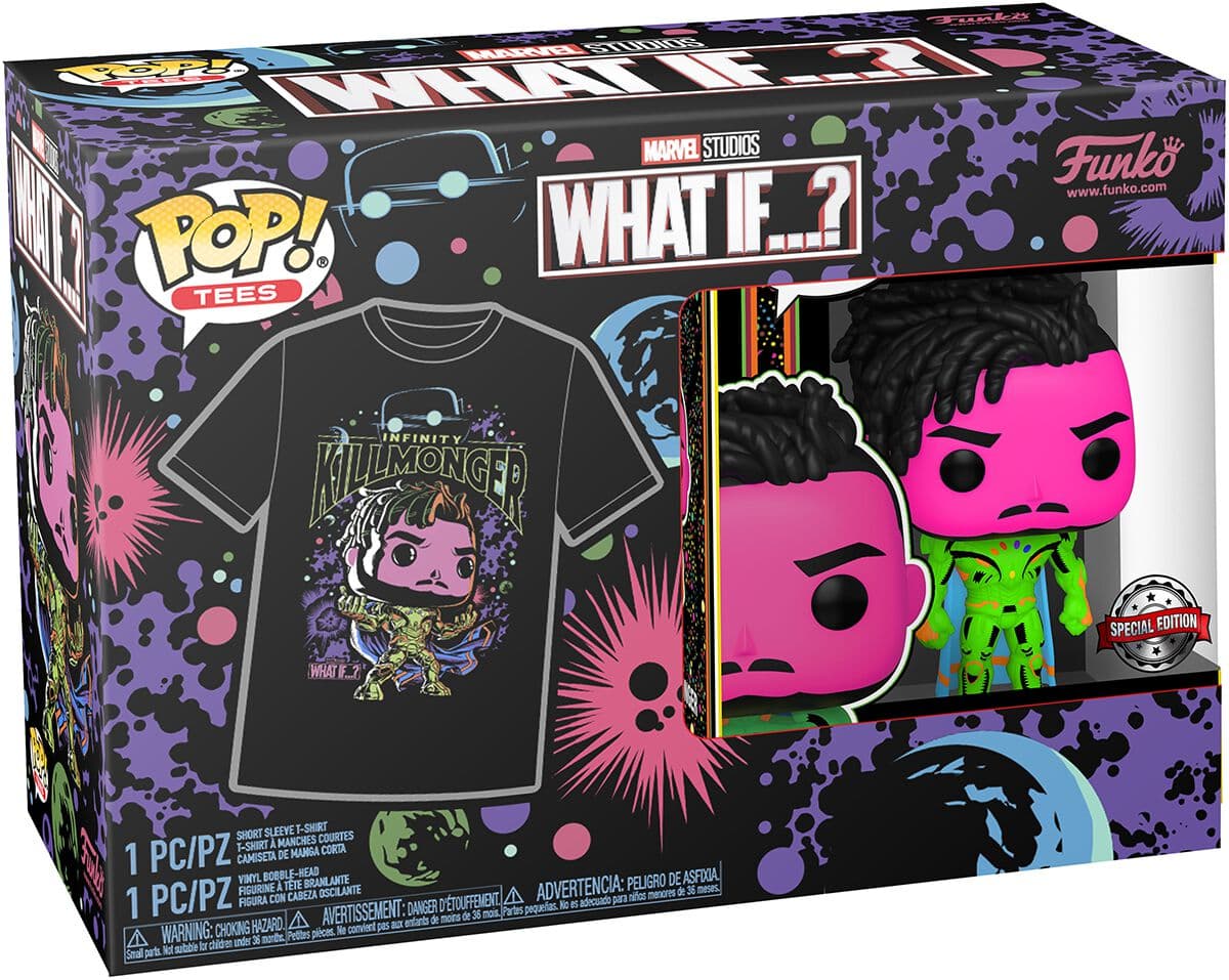 What If…? POP! & Tee Box Killmonger (BKLT) maat M*